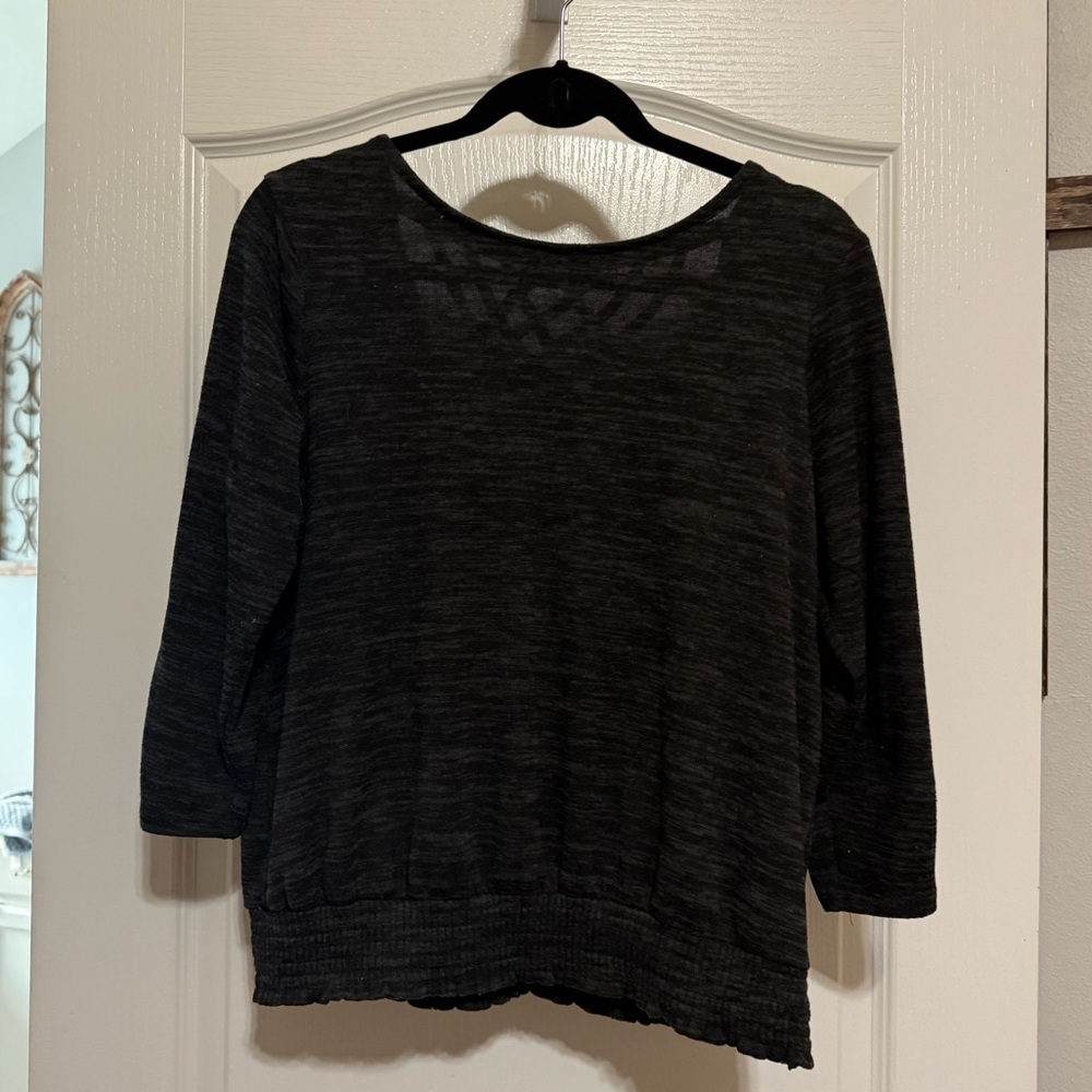 Charcoal Gray Top